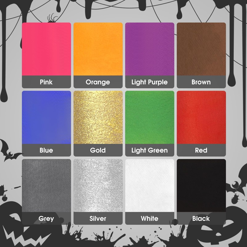 BOBISUKA Blue Face Body Paint Liquid Texture Washable Non Toxic