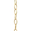 2m Oval Brass Plated Open Link Chain for Chandelier &