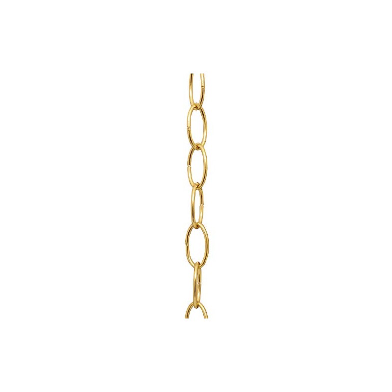 2m Oval Brass Plated Open Link Chain for Chandelier &