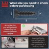 Kozelo 200pcs Phillips Flat Head Wood Screws - [ST4x25mm] Carbon