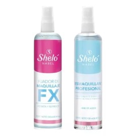 Sheló Nabel Fijador De Maquillaje Y Desmaquillante A Prueba De Agua Shel