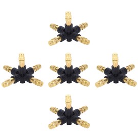 5Pcs G1/2 DN15 Copper Adjustable Misting Sprayer Nozzle Garden Irrigation Watering Sprinkler