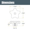 POWERTEC 71170 17-Piece Universal T-Track Kit w/ 48-Inch T Track