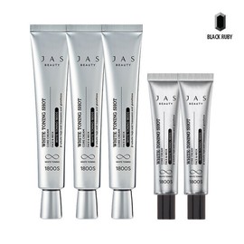 Jas White Toning Shot Core Cream 40ml x3 + 15ml x2 / Whitening / Wrinkle / 쟈스 화이트 토닝 샷 코어 기미크림 40ml x3 + 15ml x2 미백주름