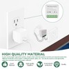 4 Stück Smart Lichtschalter Modul 2 Wege, Mini DIY WLAN