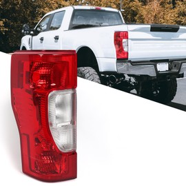 FIONE Tail Light Assembly Compatible with Ford F250 F350 2020 2021 2022 Super Duty Rear Lamp Taillight [w/o Blind Spot][w/o bulb] Left Driver Side LH
