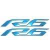 Reflective Motorcycle 3D Emblem Fairing Stickers Decal Compatible with YZF600