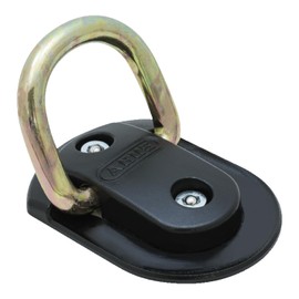 ABUS Ancoraggio a parete e a pavimento Granit WBA 75 - Ancoraggio di fissaggio per bicicletta, moto o scooter - Antifurto per garage, cantine, pareti domestiche - Nero, Taglia unica