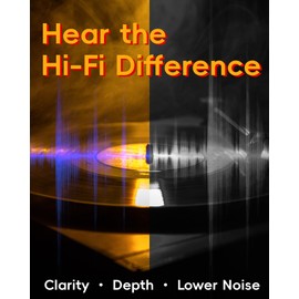 4 Pack Record Player Needles Replacement Compatible with Crosley, Victrola & More Turntable, Premium Ruby Stylus with Clear Storage Box, Phonograph Cartridge Needle for Vinyl Records Accessories