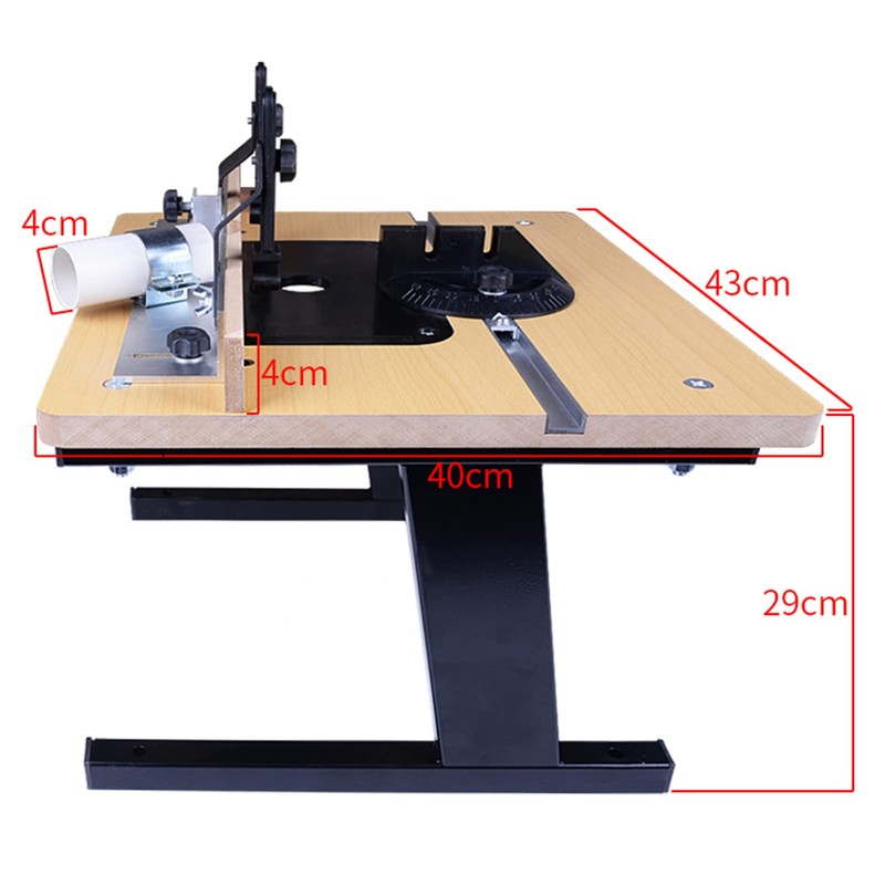 Router Table with Stand and Adjustable Fence,Benchtop Router Table for