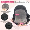 lumeng Micro Twist Braided Wigs for African American Women Glueless
