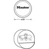 Master Hidden Shackle Lock-Keyed Alike Locks - #6271KA