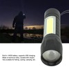 4Pcs Retractable Flashlight COB LED Zoom Flashlight Rechargeable Strong Light