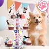Bokon 3 Tier Puppy Dog Cupcake Stand and 24 Pcs