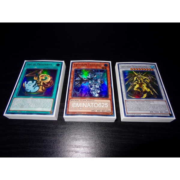 Crystron Deck Yu-Gi-Oh! Complete Custom Designed – Ready to Play