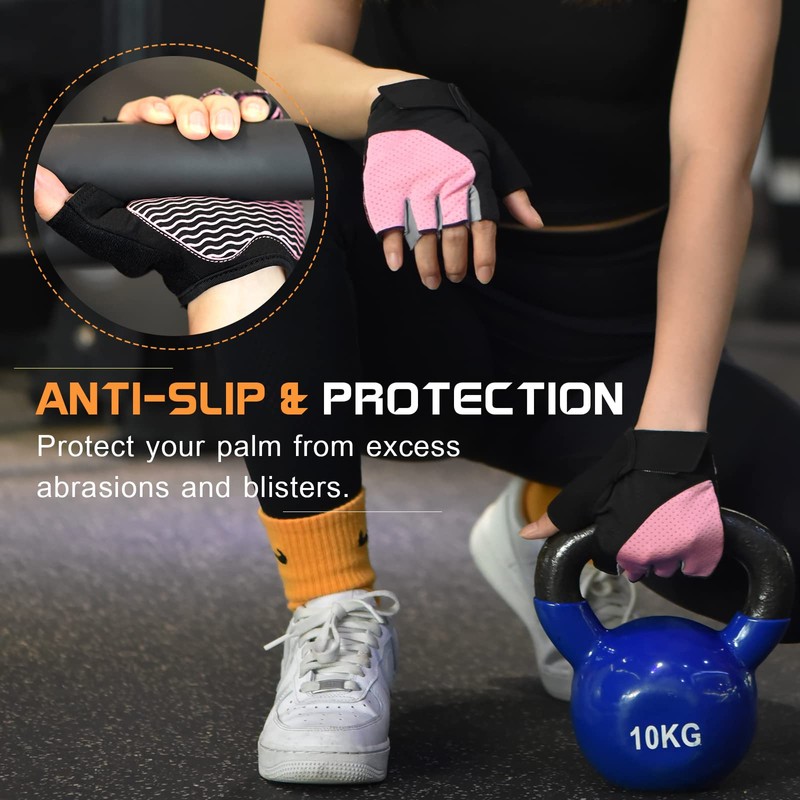 sunnex - Guantes de gimnasio, guantes de entrenamiento, guantes sin