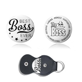 Boss Gifts Pocket Hug Token for Leader Best Boss Ever Gifts for Men Women Birthday Retirement Boss's Day Gift for Boss Leader Promotion Thank You Appreciation Gift Pocket Hug Coin