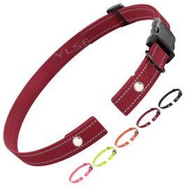 Dog Replacement Collar Strap for Electronic Fence Training Barking Collar GPS Tracker Receiver Compatible with Almost All Brands and Models of Electric Collar 3/4 Inch Nylon Collar Strap