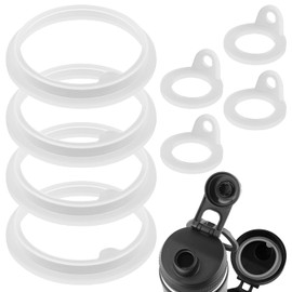 Tinoaly 8pcs Gasket Replacement for TAKEYA Actives, Silicone Sealing O Ring Leak-Proof Water Bottle Lid Seal Parts Compatible with 18oz, 22oz, 24oz, 32oz, 40oz Water Bottles