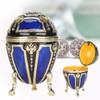 Egg Trinket Box Exquisite Jewelry Ring Holder Storage Box Home