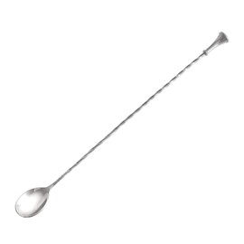 Crafthouse by Fortessa Professional Metal Barware/Bar Tools by Charles Joly, 12.5" Stainless Steel Twisted Bar Spoon