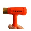 C. B. Gitty 24-ounce Dual-Head Dead Blow Hammer - Brass