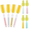4PCS Baby Bottle Brush Set - Milk Bottle & Nipple