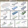 SheeChung Small Ironing Board 12"X32",Mini Ironing Board with Removable Cover