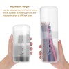 SUMTree 5 levels Adjustable Travel Plastic Makeup Brush Holder, Retractable