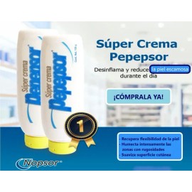 1 Crema Pepepsor 250gr Para Piel Con Descamación