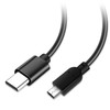 USB C to Micro USB Cable 6 FT (3-Pack), Flexible