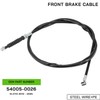 Front Brake Cable for Kawasaki KLX110 2010-2025 Dirt Pit Bike
