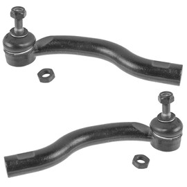 TRQ Front Outer Tie Rod Set Compatible with 2009-2014 Nissan Cube 2007-2012 Versa