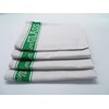 PDTXCLS Green Linen Union Glass Cloth. Pack of 4 (4