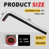 551065 3/4" ID (19mm) 90° Silicone Heater Hose Compatible with