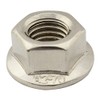 SC-Normteile Pack of 50 flange nuts with locking toothing, M8,