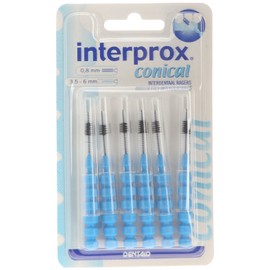 Interprox Conical 4867807 Interdental Brushes – Pack of 6 – Blue