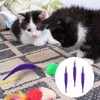 BOXOB 5pcs Cat Ball Toy Replacement Tails, Interactive Cat Toy