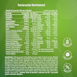 Multivitamínico con Omega 3, Quercetina y Adenosina | Vitaminas A, D, E, K | Para Hombres y Mujeres | Suplemento Diario | Energía Nutricional | 60 Sof