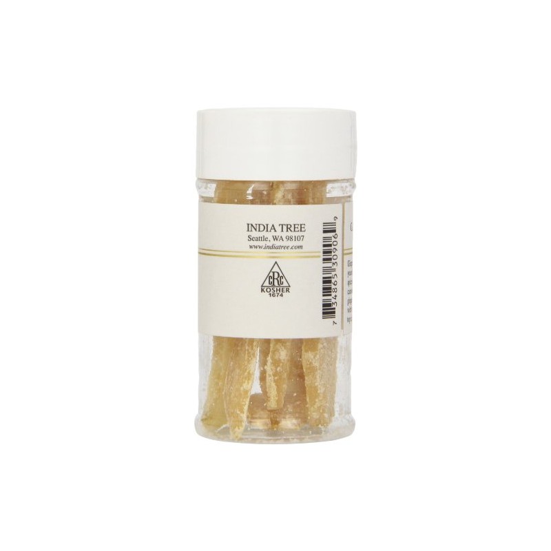 India Tree Ginger, Candied Thai, 1.5 Ounce