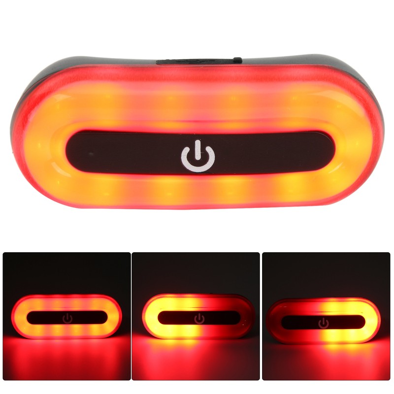 Motorcycle Helmet Tail Warning Light 4 Lighting Modes IPX6 Waterproof