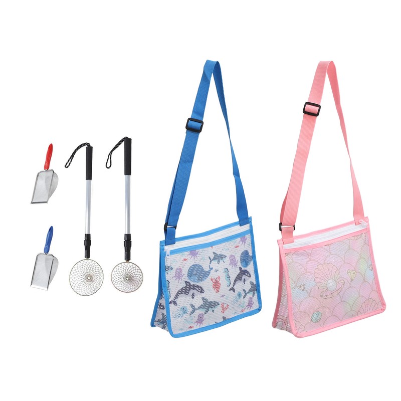 6pcs Shelling Tools for Beach Include Sand Sifter with Extra