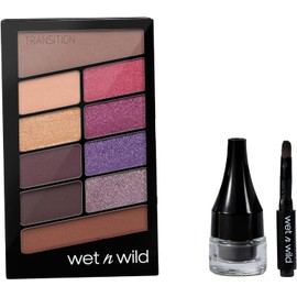 Wet n Wild Ultimate Eye Look Set, Make-Up Set with Long-Lasting Eyebrow Pomade & Colour Icon 10 Pan Shadow Palette, Creamy Pomade and Highly Pigmented Eyeshadow for Intense, Blendable Looks