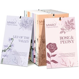 MYARO 12 PCS Sachets Scented for Closet and Drawer, Long-Lasting Sachets Bags, Potpourri Bags Home Fragrance Sachet for Lover