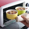 YAZYLIFE Ramekins 4oz,Creme Brulee Ramekins and Souffle Dishes,Porcelain Oven Safe