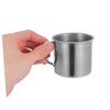 ABOOFAN 6Pcs 190ml Stainless Steel Kids Water Cups Handle Unbreakable