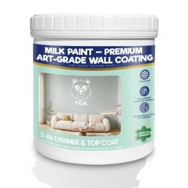 YOA Sheepskin Texture Wall Paint, Art Paint, White 32 oz, For Walls and Ceilings – DIY Wall Repair and Decorative, Finish for Living Room Bedroom Hallway