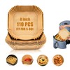 Air Fryer Paper Liners, 110 PCS Non stick Oil Resistant