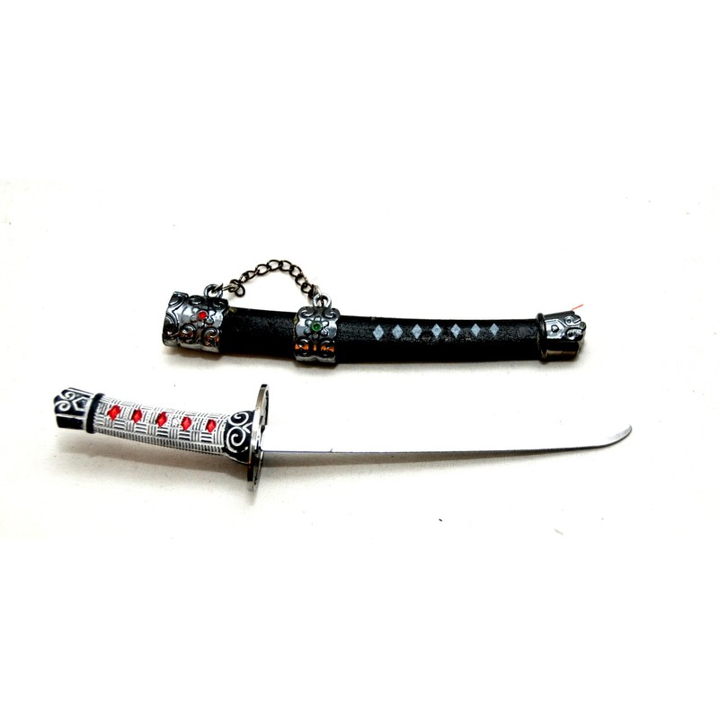 2 x Letter Openers Sword Samurai Ninja 17 cm Table