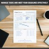 Project Planner Notepad - Project Management Organizer Desk Pad -